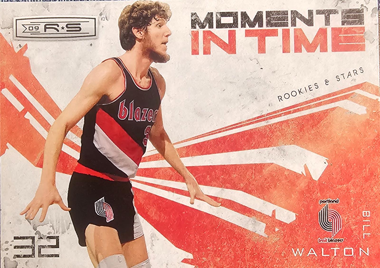 Bill Walton #7 Basketball Cards 2009 Panini Rookies & Stars Moments in Time