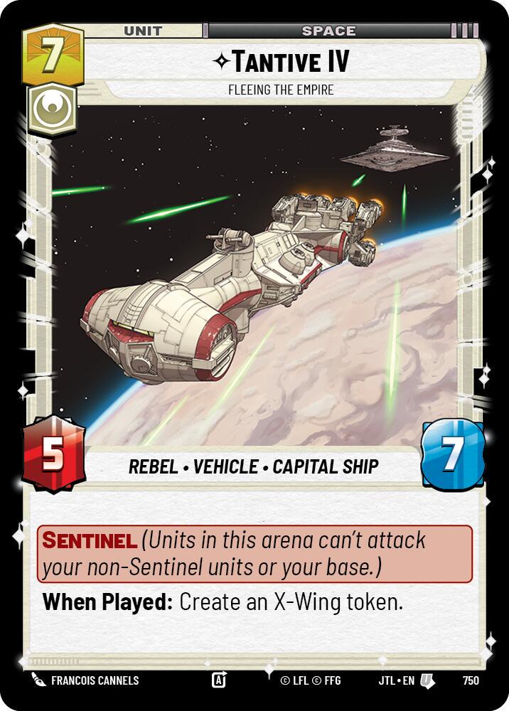 Tantive IV - Fleeing the Empire [Foil] #750