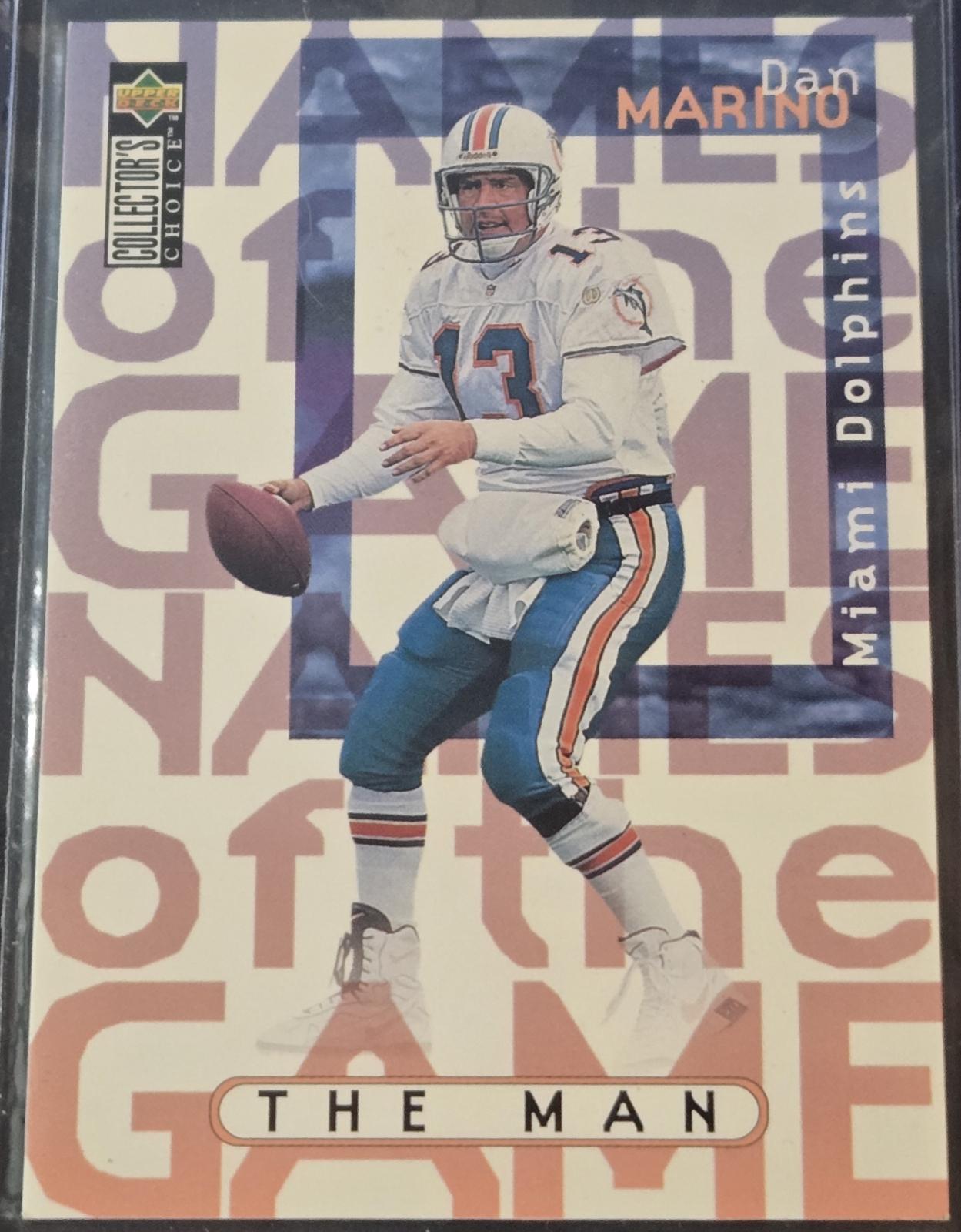 Dam Marino #62 Football Cards 1997 Collector's Choice Name the Game Jumbo