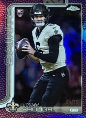 Tyler Shough [Leather Purple] #398 Prices | 2025 Topps Chrome