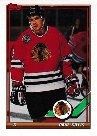 Paul Giillis #469 Hockey Cards 1991 Topps