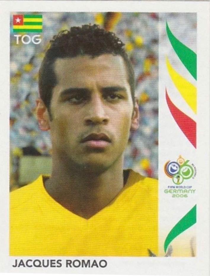 Jacques-Alaixys Romao #524 2006 Panini World Cup Germany Sticker Soccer