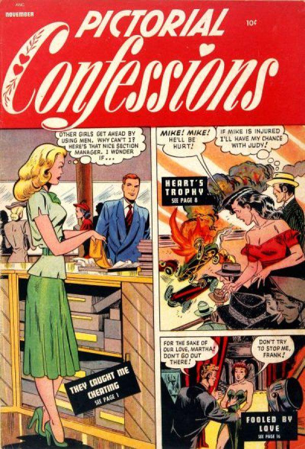 Pictorial Confessions #3 (1949) Comic Books Pictorial Confessions