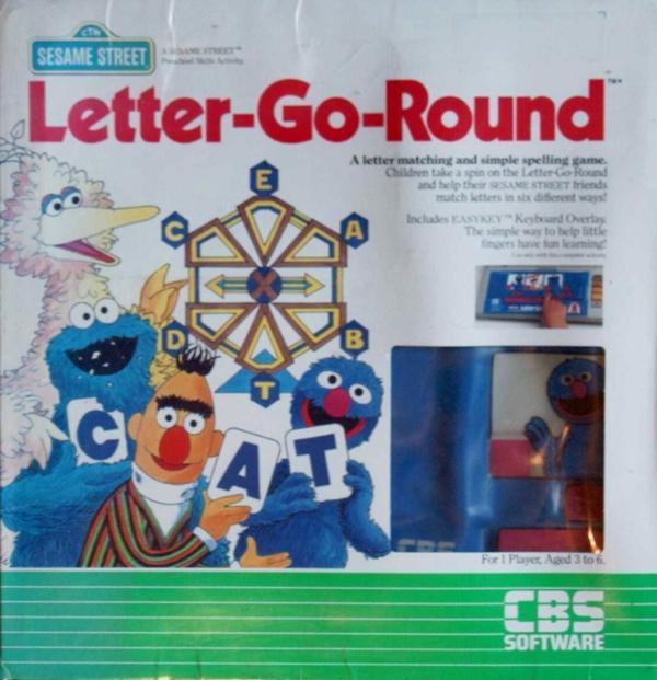 Sesame Street Letter-Go-Round Atari 400