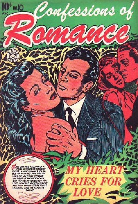 Confessions Of Romance #10 (1954) Comic Books Confessions of Romance