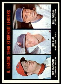 American League 1966 Strikeout Leaders
