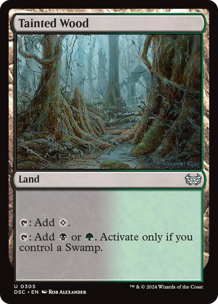 Tainted Wood (Magic Duskmourn: House of Horror Commander)