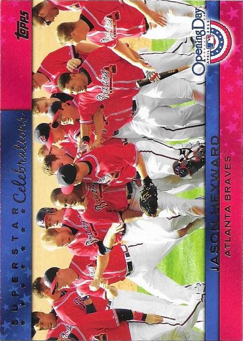 Jason Heyward #SC-1 Baseball Cards 2011 Topps Opening Day Superstar Celebrations