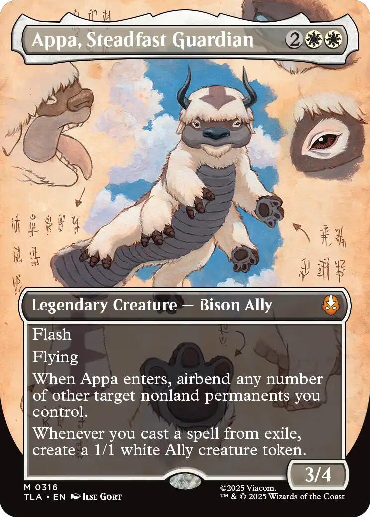 Appa, Steadfast Guardian [Borderless] #316 Prices | Magic Avatar: The Last  Airbender | Magic Cards