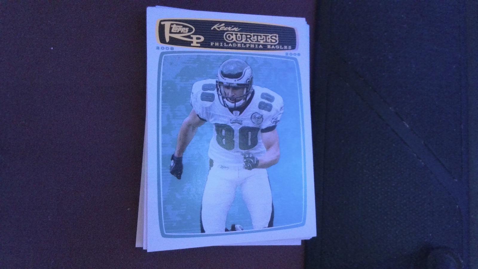 Kevin Curtis #33 Football Cards 2008 Topps Rookie Progression