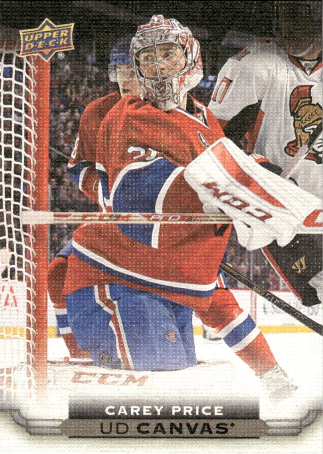 Carey Price #C44 2015-16 Upper Deck Hockey UD Canvas