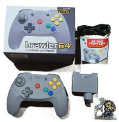 CIB | Retro Fighters Brawler Controller [Gray] Nintendo 64