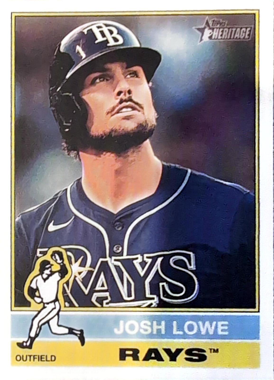 Josh Lowe #228 Baseball Cards 2025 Topps Heritage