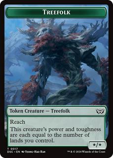 Treefolk // Spider Token