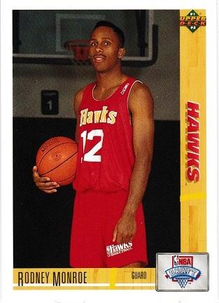 Rodney Monroe #14 Basketball Cards 1991 Upper Deck