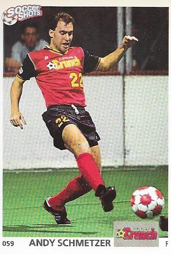 Andy Schmetzer #59 Soccer Cards 1991 Soccer Shots MSL