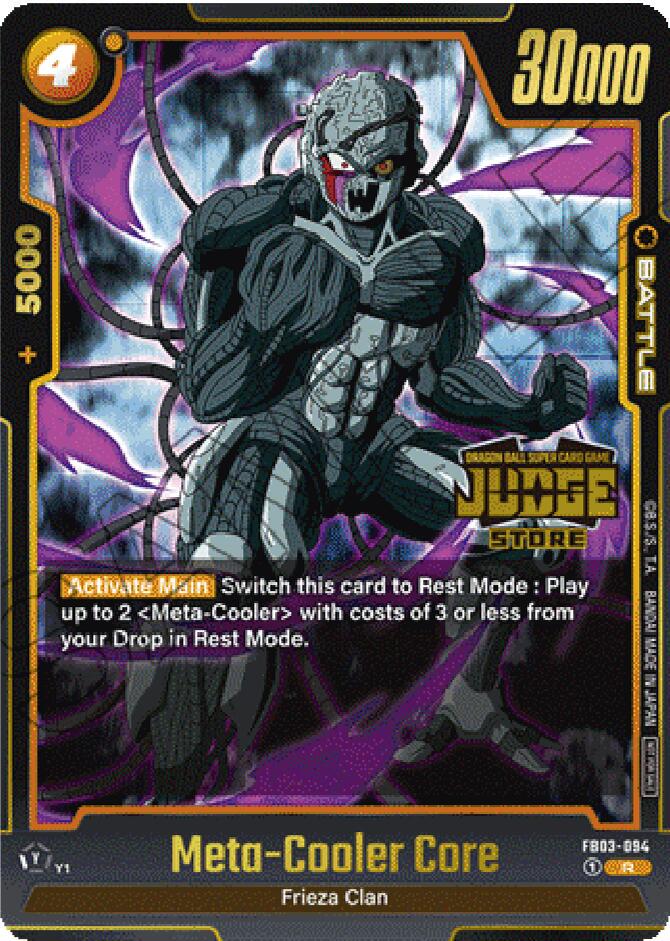 Meta-Cooler Core FB03-094 Dragon Ball Fusion World Judge Promo