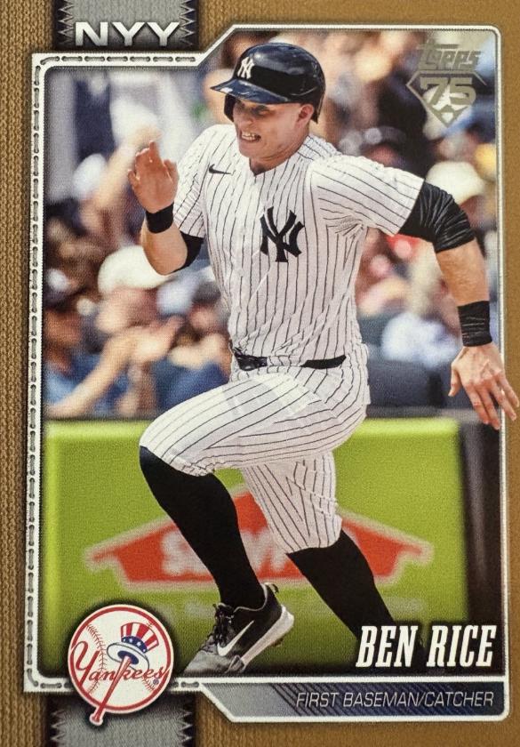 2026 Topps Ben Rice [Gold] #133 card
