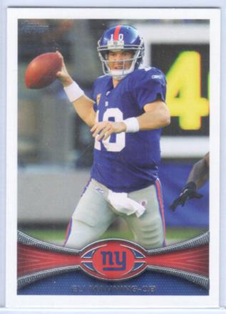 Eli Manning #300 2012 Topps Football