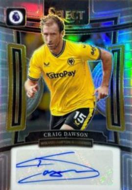 Craig Dawson #5 Soccer Cards 2023 Panini Select Premier League Signatures