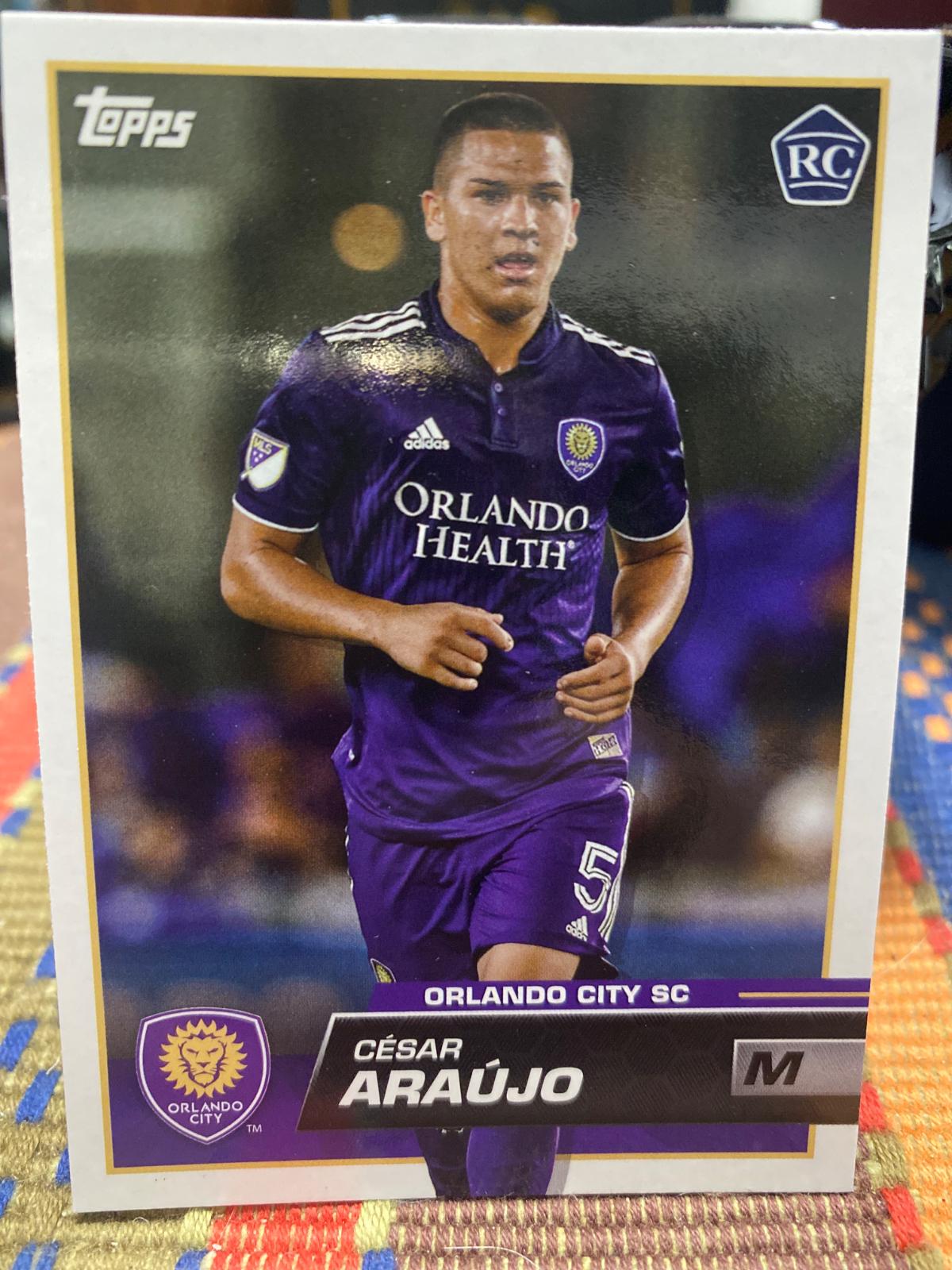 Cesar Araujo #66 Soccer Cards 2023 Topps MLS