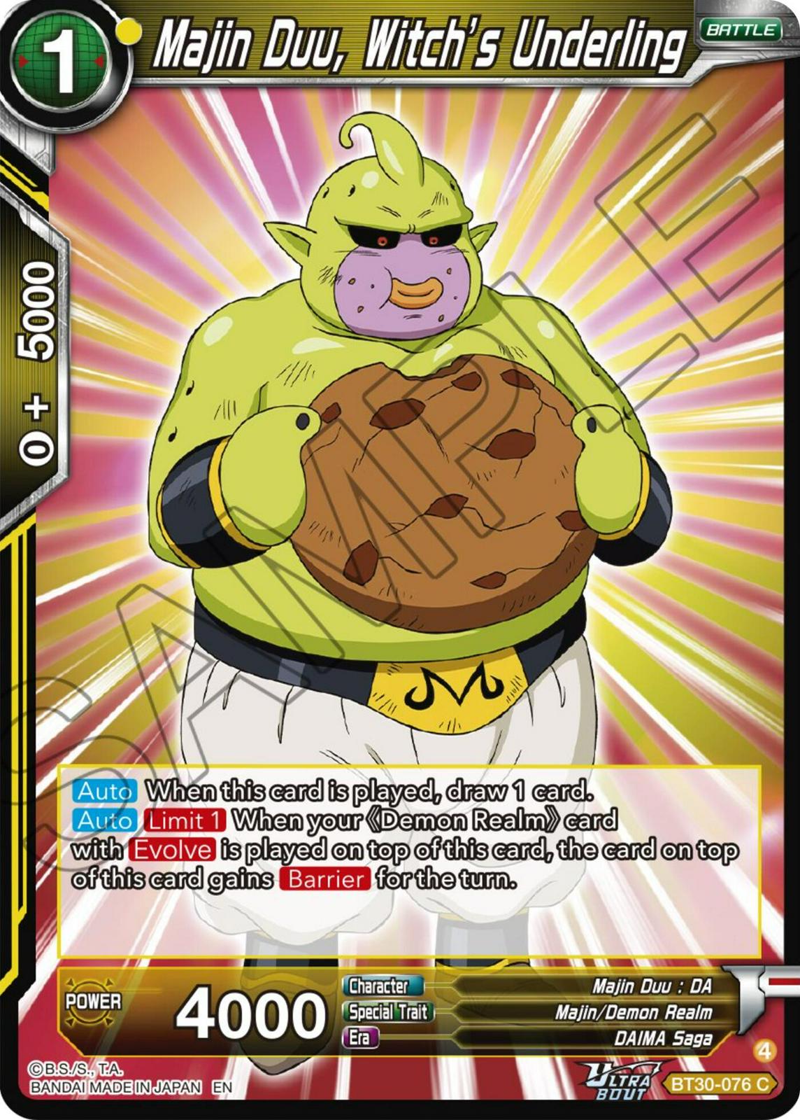 Majin Duu, Witch's Underling BT30-076