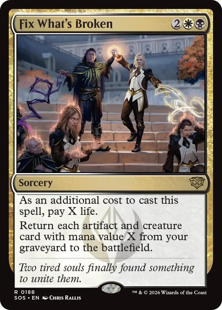 Fix What's Broken [Foil] #188 Prices | Magic Secrets of Strixhaven