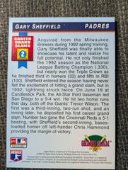 Info | Gary Sheffield Baseball Cards 1993 Upper Deck Grandslam