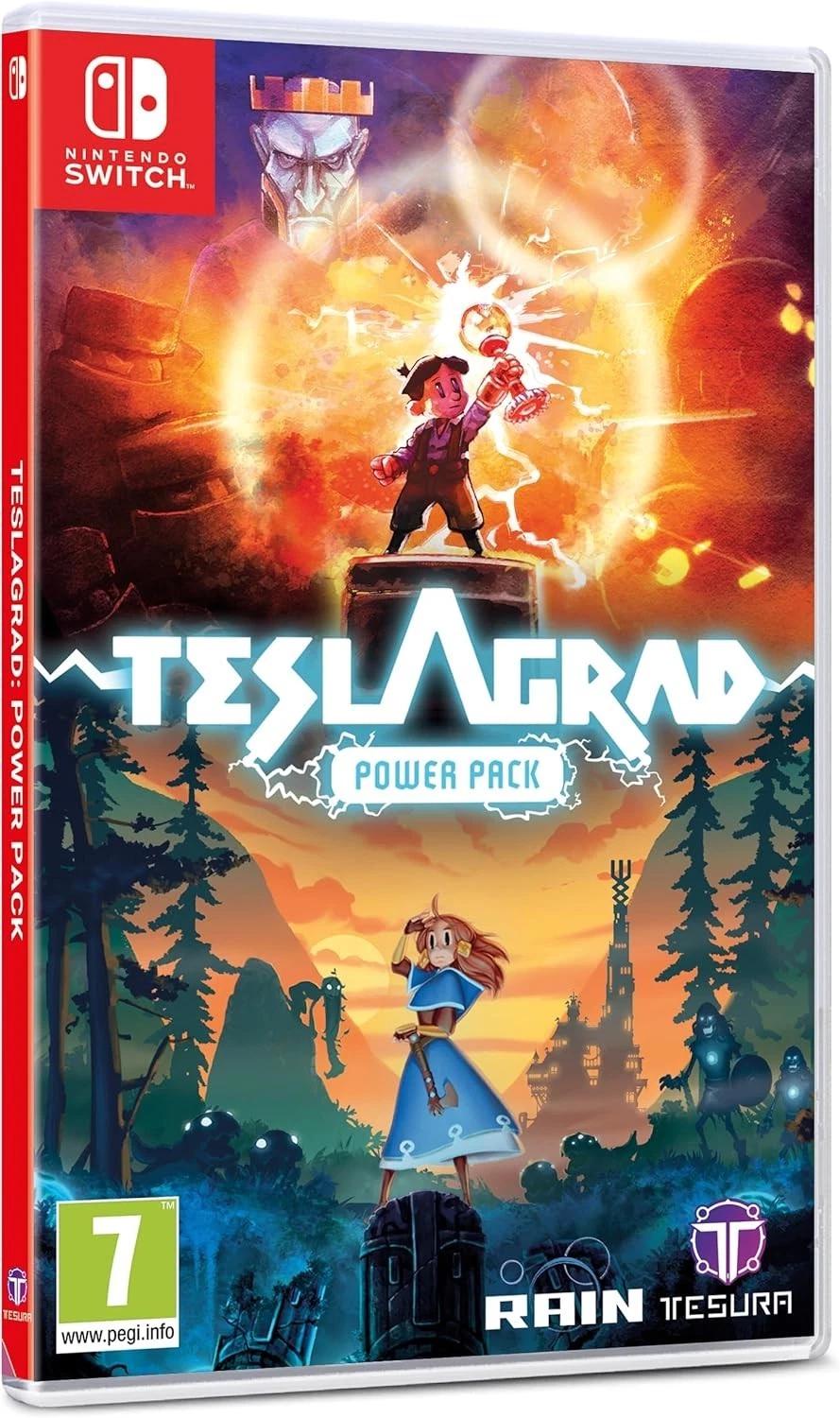 Carátula de Teslagrad Power Pack para Switch (edición PAL España)