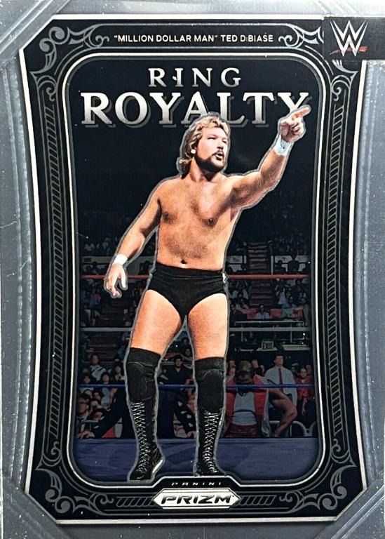 Million Dollar Man Ted DiBiase #3 Wrestling Cards 2023 Panini Prizm WWE Ring Royalty