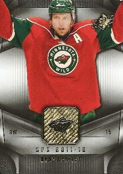 Dany Heatley #50 2011 Upper Deck Spx Hockey