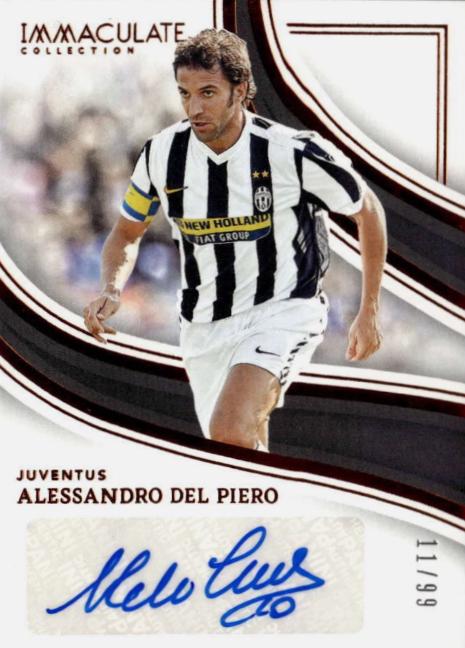 Alessandro Del Piero #19 Soccer Cards 2023 Panini Immaculate Splendid Signature
