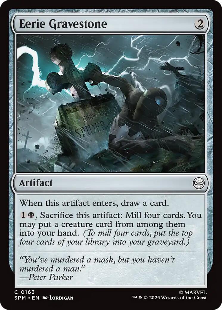 Eerie Gravestone (Magic Marvel Spider-Man)