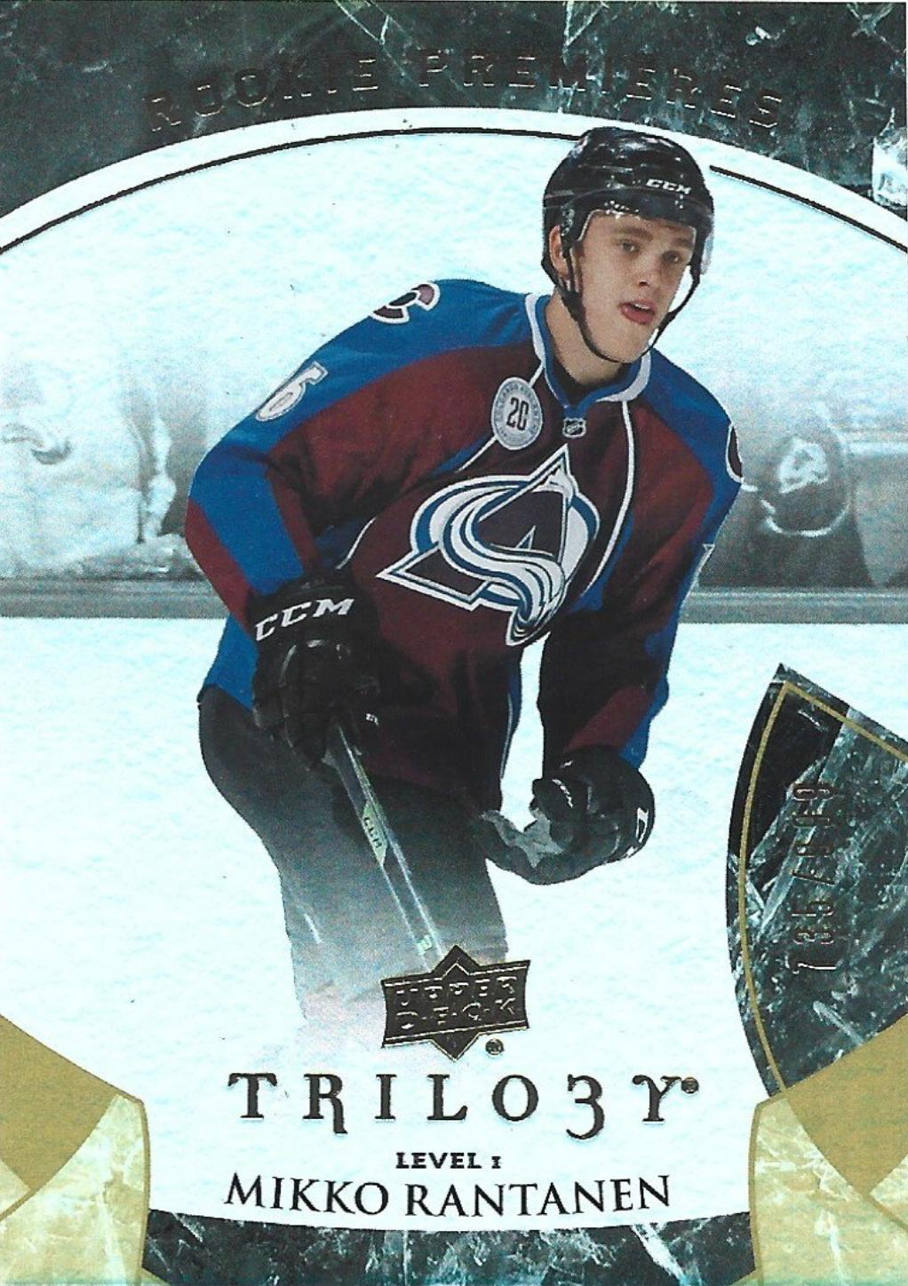 Mikko Rantanen #132 Hockey Cards 2015 Upper Deck Trilogy