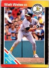 Walt Weiss #3 Baseball Cards 1989 Donruss Grand Slammers