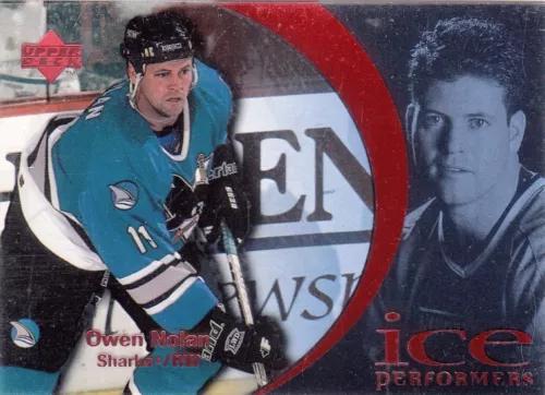 Owen Nolan #10 Hockey Cards 1997 Upper Deck Ice