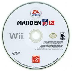 Disc | Madden NFL 12 Wii
