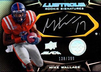 Mike Wallace #97 Football Cards 2009 Upper Deck Black