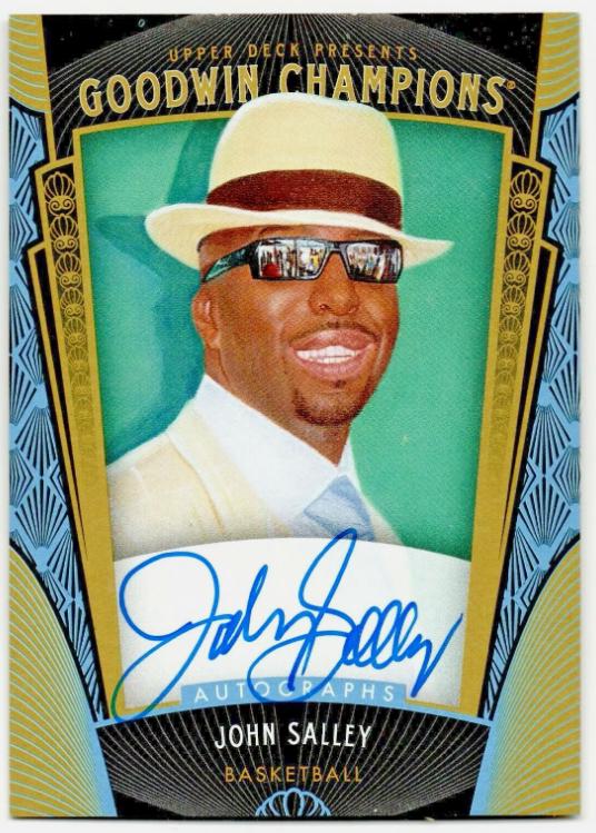 John Salley #A-JS Basketball Cards 2015 Goodwin Champions Autograph