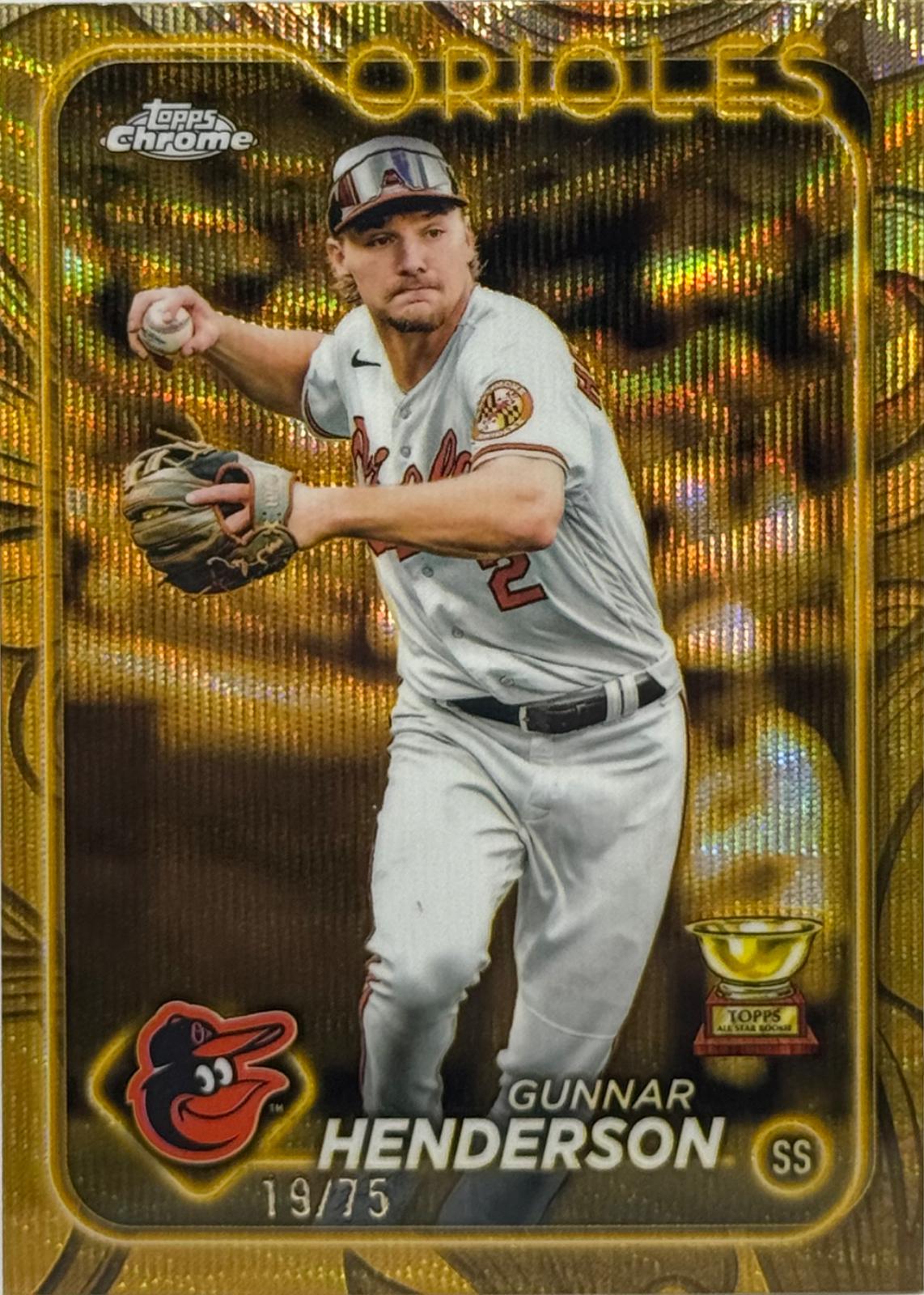 Gunnar Henderson [Gold Wave Refractor] #80