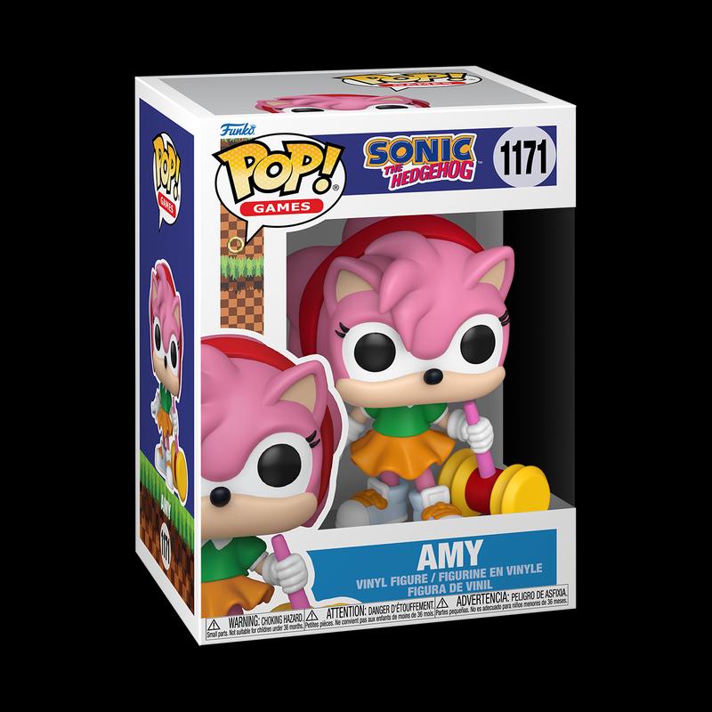 Amy #1171 Sonic The Hedgehog Funko Pop box and figure