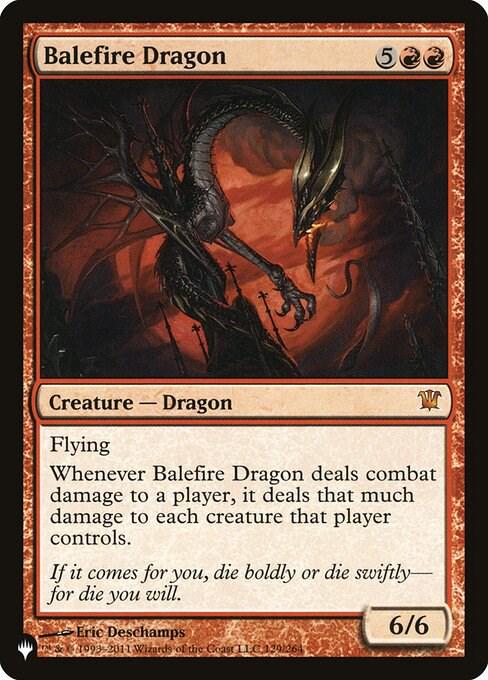 Balefire Dragon #129 Magic The List Reprints