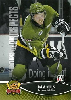 Dylan Blujus #56 2012 In The Game Heroes And Prospects Hockey