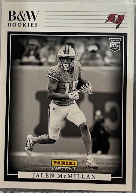 Jalen McMillan #BWR-32 2024 Panini Instant Black White Football