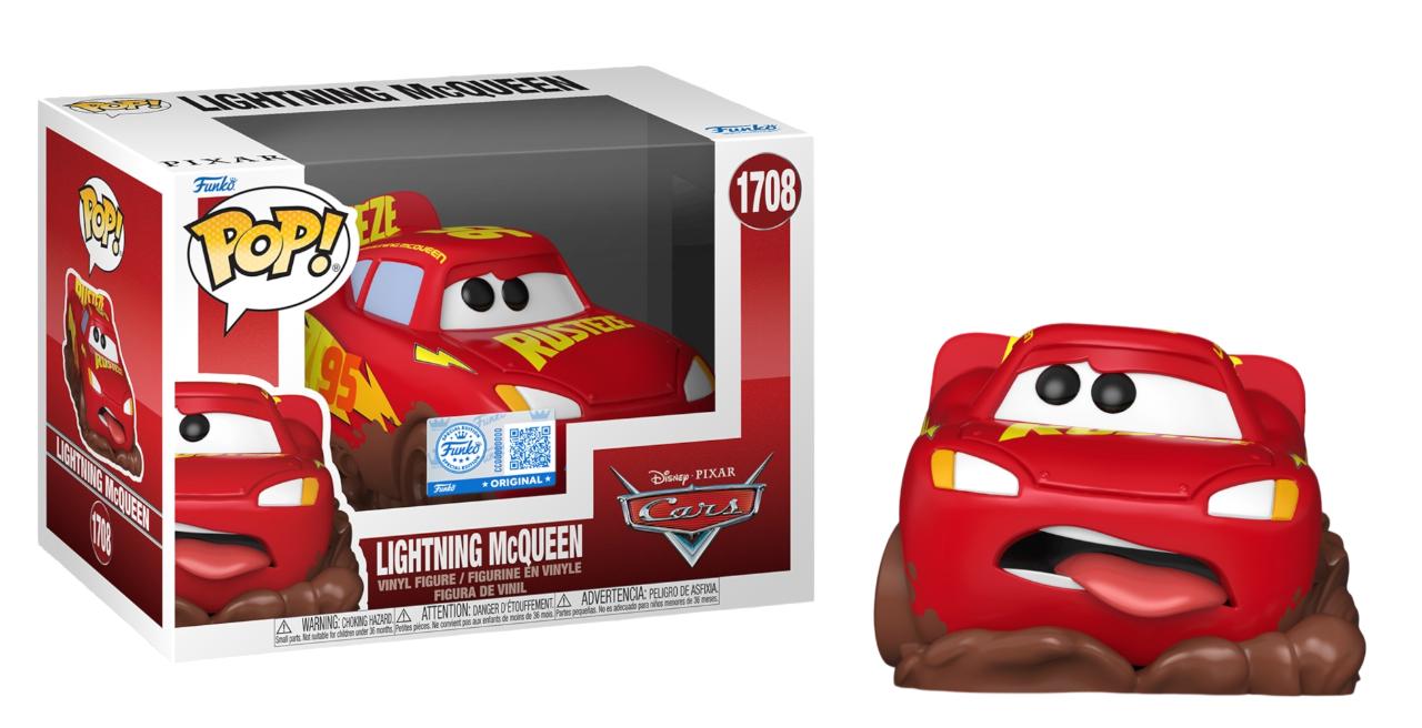 Lightning McQueen #1708 Cars Funko Pop Toy Temple box and figure