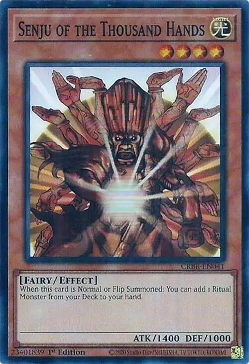 Senju of the Thousand Hands CRBR-EN041 YuGiOh Crossover Breakers