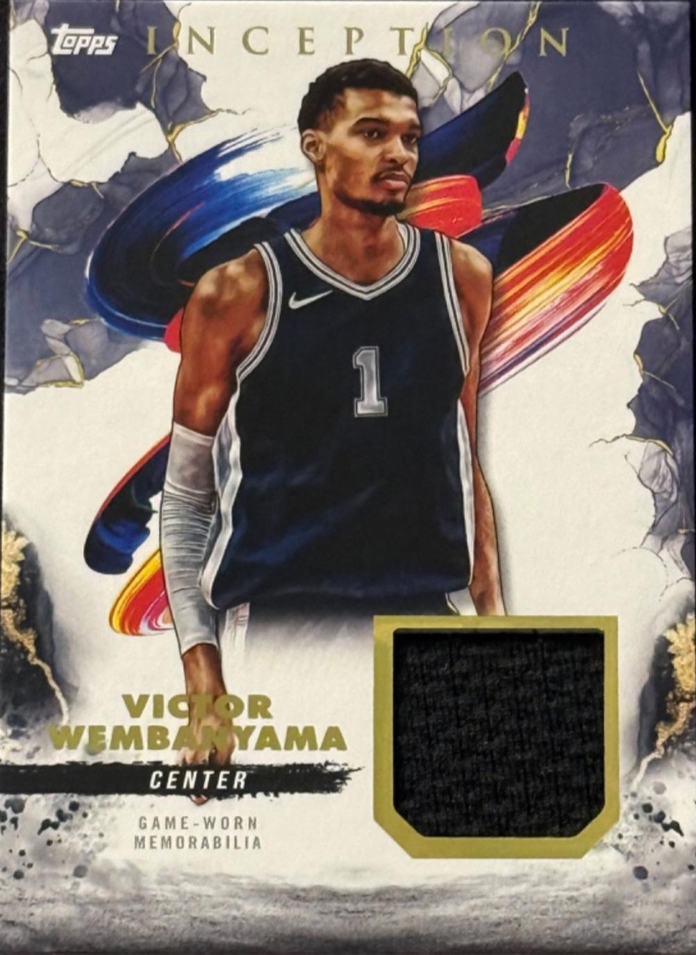 Victor Wembanyama #REC-VW Prices | 2024 Topps Inception Relic 