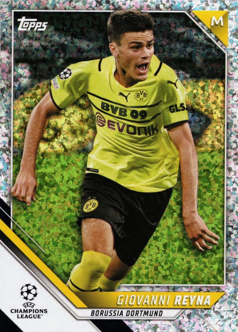 Giovanni Reyna #153 2021 Topps UEFA Champions League Jade