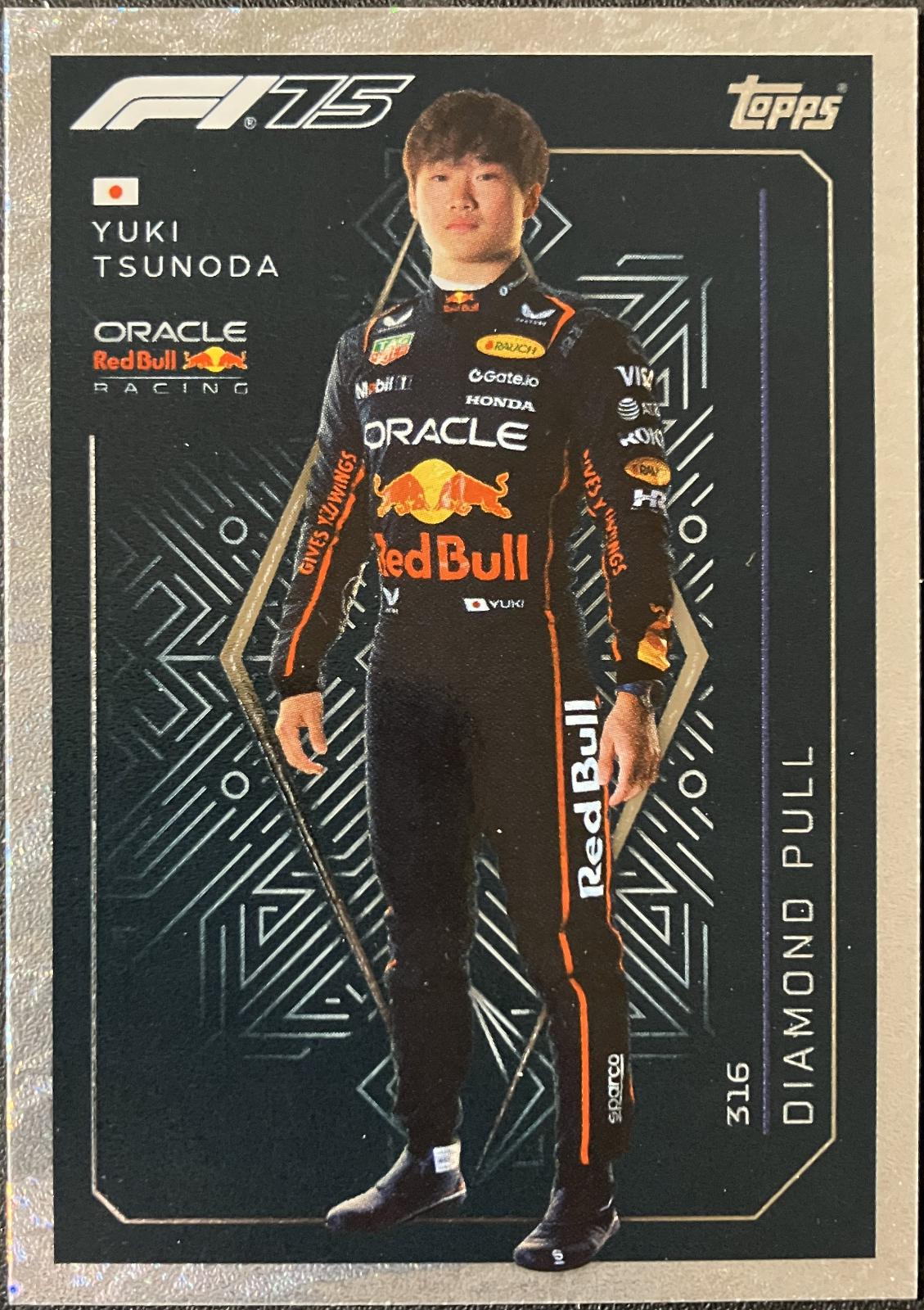 Yuki Tsunoda [Diamond Pull] #316 Prices | 2025 Topps F1 Turbo