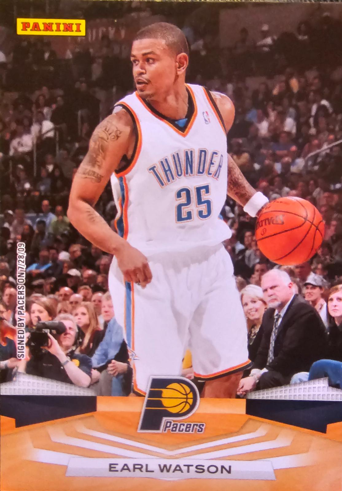 Earl Watson #94 Basketball Cards 2009 Panini
